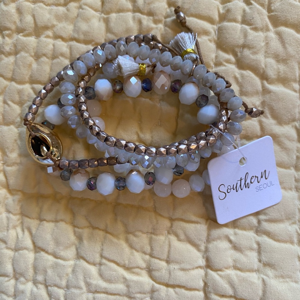 Multi-Color Beaded Bracelet Set